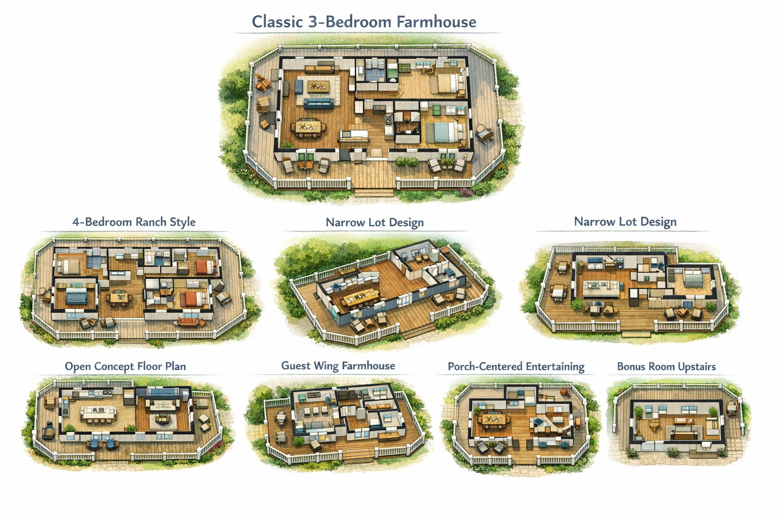 Farmhouse Floor Plans